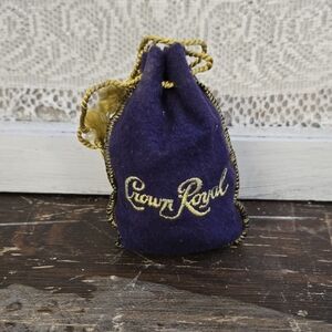 Vintage Crown Royal Marbles Set Purple Bag Collectible